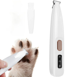 DelightPaw PawTrim Pro — Waterproof Paw Trimmer with LED Light & Display