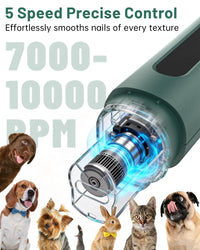 DelightPaw QuietTrim Pro — Electric Nail Grinder