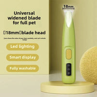 DelightPaw PawTrim Pro — Waterproof Paw Trimmer with LED Light & Display