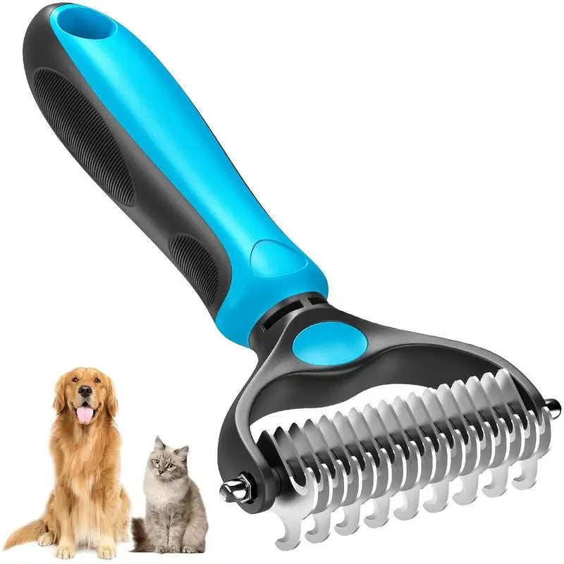 DelightPaw FurAway 2-in-1 Deshedding Brush